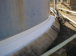 Membrane Belzona appliquée afin de prévenir l’entrée de l’eau