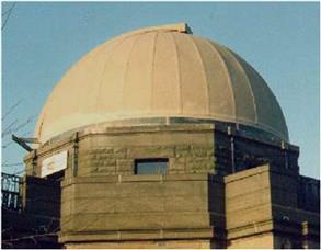 Observatory dome prior to application of Belzona 5151 (Hi-Build Cladding)