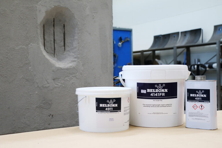 Belzona 4141 - Composite époxy léger pour réparations verticales et au plafond.