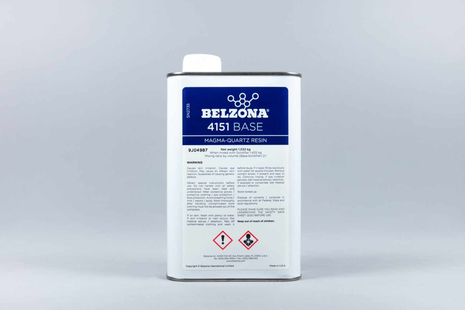 Belzona 4151 - Résine époxy pour surfaces de béton exposées.