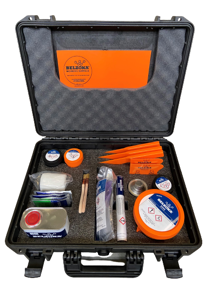 Intérieur du kit d'urgence protecmo