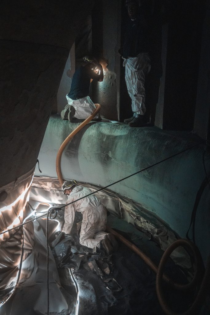 Intervention dans une centrale hydroélectrique avec le 1331 
